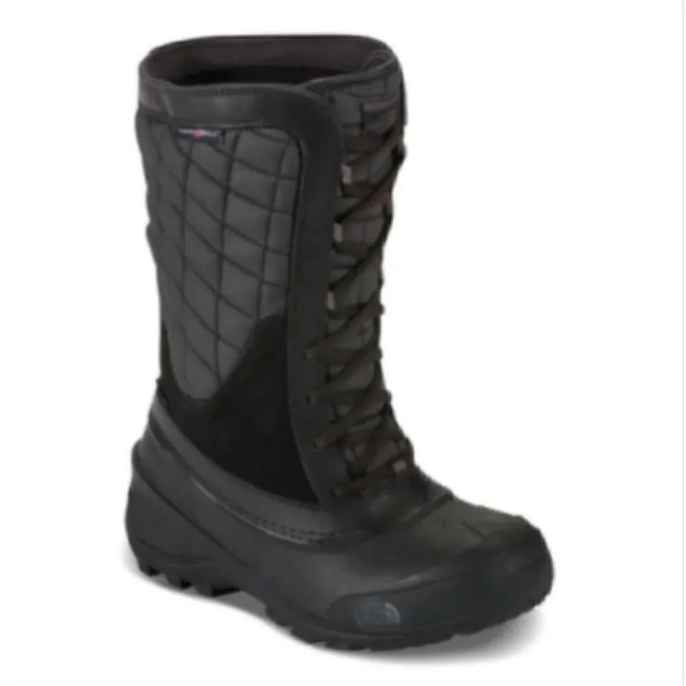 The North Face Thermoball Shellista Boot Black Girls Sz 4